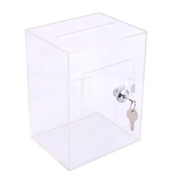 1pc Acrylic Box Drop Box Clear Suggestion Box Complaint Box Donation Box Fundraising Box for Survey Ballot
1pc Acrylic Box Drop Box Clear Suggestion Box Complaint Box Donation Box Fundraising Box for Survey Ballot