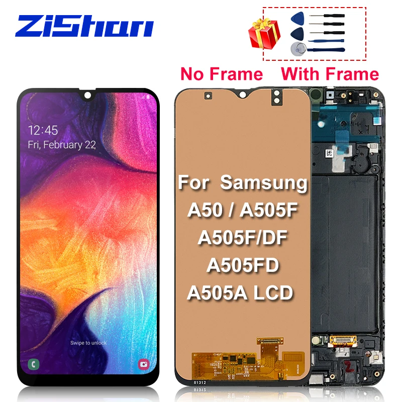 For Samsung galaxy A50 2019 A505F/DS A505F A505FD A505A A505 LCD Display Touch Screen Digitizer Assembly With Frame For A50 LCD
For Samsung galaxy A50 2019 A505F/DS A505F A505FD A505A A505 LCD Display Touch Screen Digitizer Assembly With Frame For A50 LCD