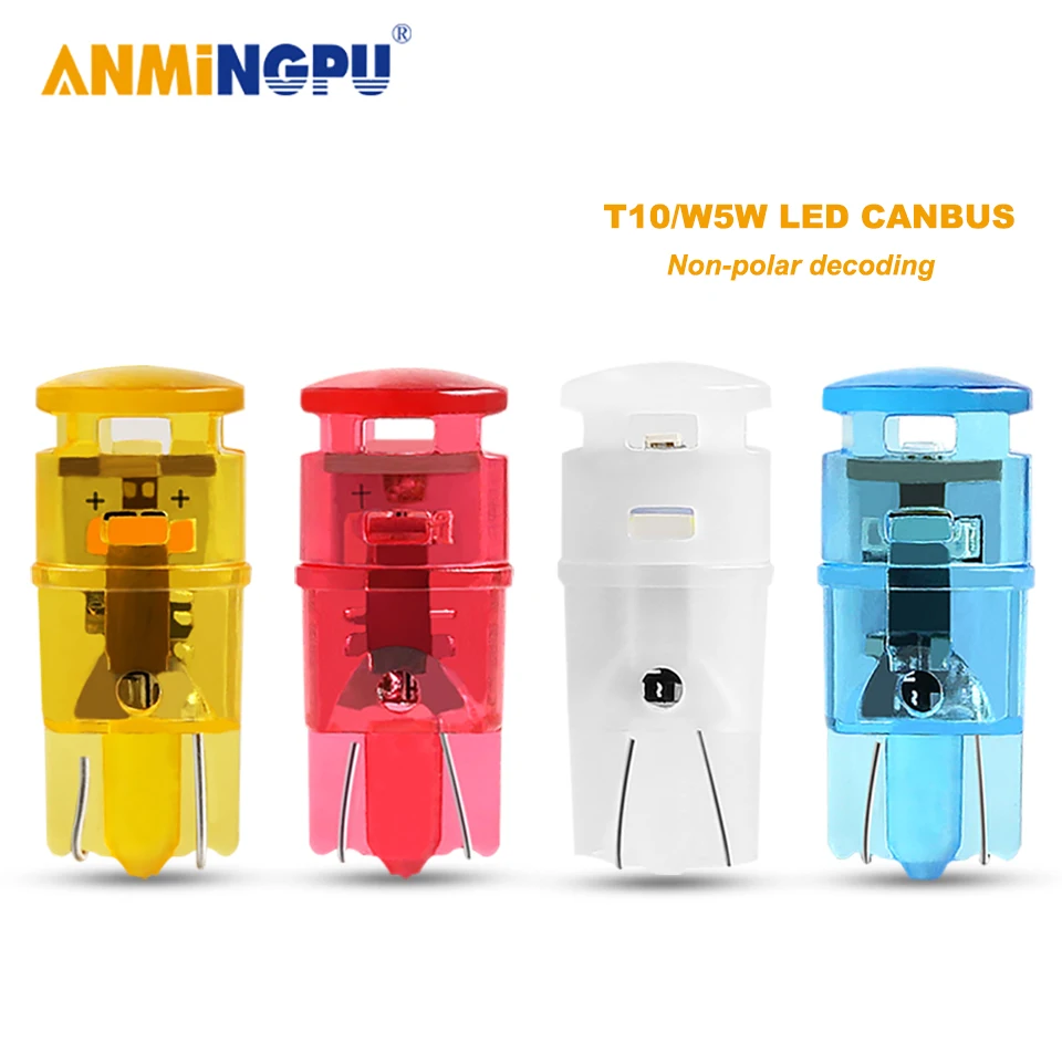ANMINGPU 2X Signal Lamp T10 W5W Led 194 Bulbs 2016SMD W5W Led Canbus No Polarity Clearance Lights Reading Interior Light 12-24V
ANMINGPU 2X Signal Lamp T10 W5W Led 194 Bulbs 2016SMD W5W Led Canbus No Polarity Clearance Lights Reading Interior Light 12-24V