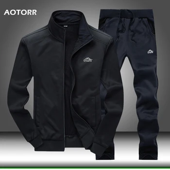Men Tracksuit Set Polyester Sweatshirt 2020 Spring Sporting Fleece Jacket + Pants Casual Men's Sports Suit Men's Sportswear 4XL
Men Tracksuit Set Polyester Sweatshirt 2020 Spring Sporting Fleece Jacket + Pants Casual Men's Sports Suit Men's Sportswear 4XL
