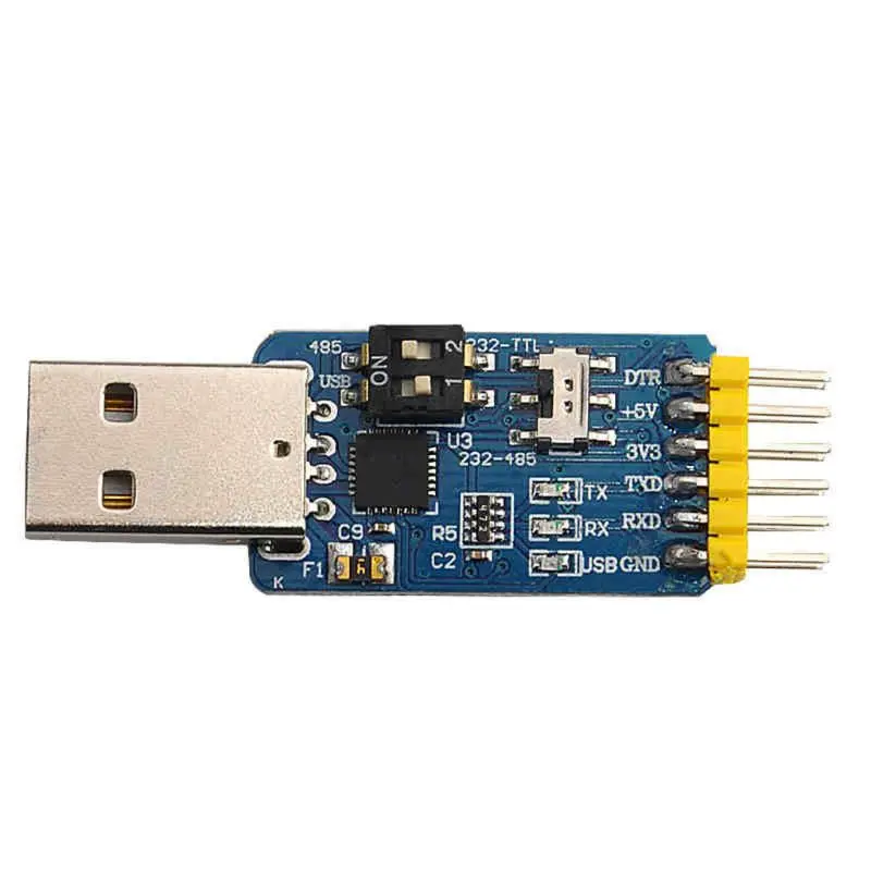 Module adaptateur multifonction 6en1 CP2102 USB vers TTL 485 232