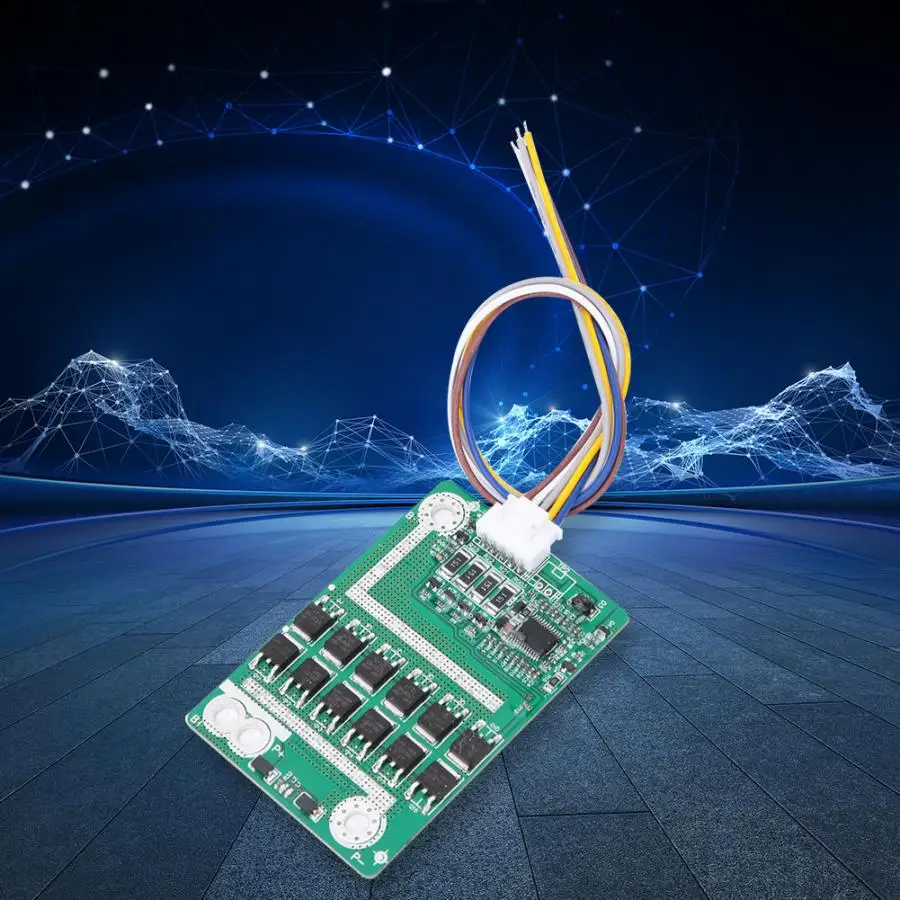 Battery Indicator 4S 14.8V 50A Battery Protection Board BMS PCB with Balance for LiFePo4 Lithium Iron Battery Testing Equipment
Battery Indicator 4S 14.8V 50A Battery Protection Board BMS PCB with Balance for LiFePo4 Lithium Iron Battery Testing Equipment