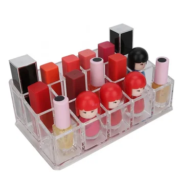 16 Grid Transparent Acrylic Nail Polish Display Rack Cosmetic Lipstick Organizer Stand Holder Manicure Makeup Tool Storage Box
16 Grid Transparent Acrylic Nail Polish Display Rack Cosmetic Lipstick Organizer Stand Holder Manicure Makeup Tool Storage Box