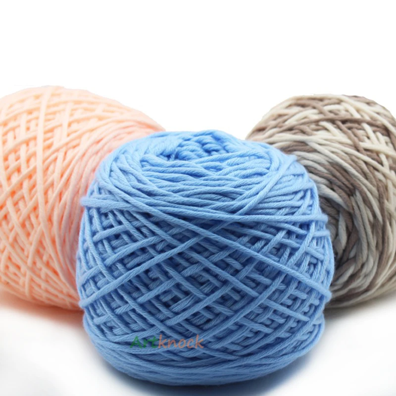 1pc=200grams Cotton Yarn Big Ball Yarn for Knitting Sweaters Socks 16 PLYS Crochet Needle No.4 
1pc=200grams Cotton Yarn Big Ball Yarn for Knitting Sweaters Socks 16 PLYS Crochet Needle No.4