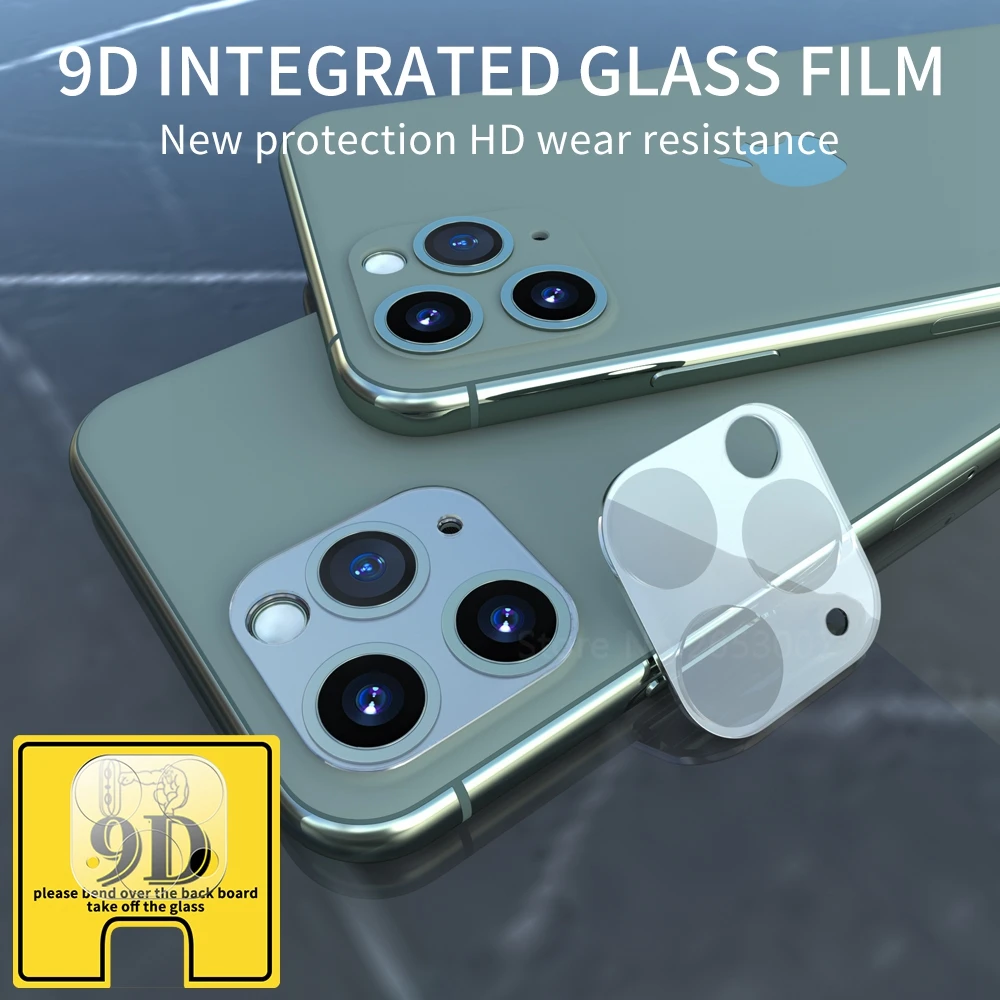 Защитное стекло 9D для задней камеры iPhone 11 Pro Max пленка экрана закаленное