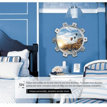 3d Stereo Pvc Interior Decoration City Landscape Wall Stickers A Set Of Xh-5001 With Round Decorative Painting
3d Stereo Pvc Interior Decoration City Landscape Wall Stickers A Set Of Xh-5001 With Round Decorative Painting
