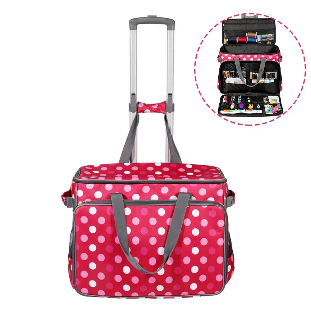 Sewing Machine Trolley Bag Portable Rolling Sewing Machine Bag Multi-function Collapsible Stroller Quick Delivery
Sewing Machine Trolley Bag Portable Rolling Sewing Machine Bag Multi-function Collapsible Stroller Quick Delivery