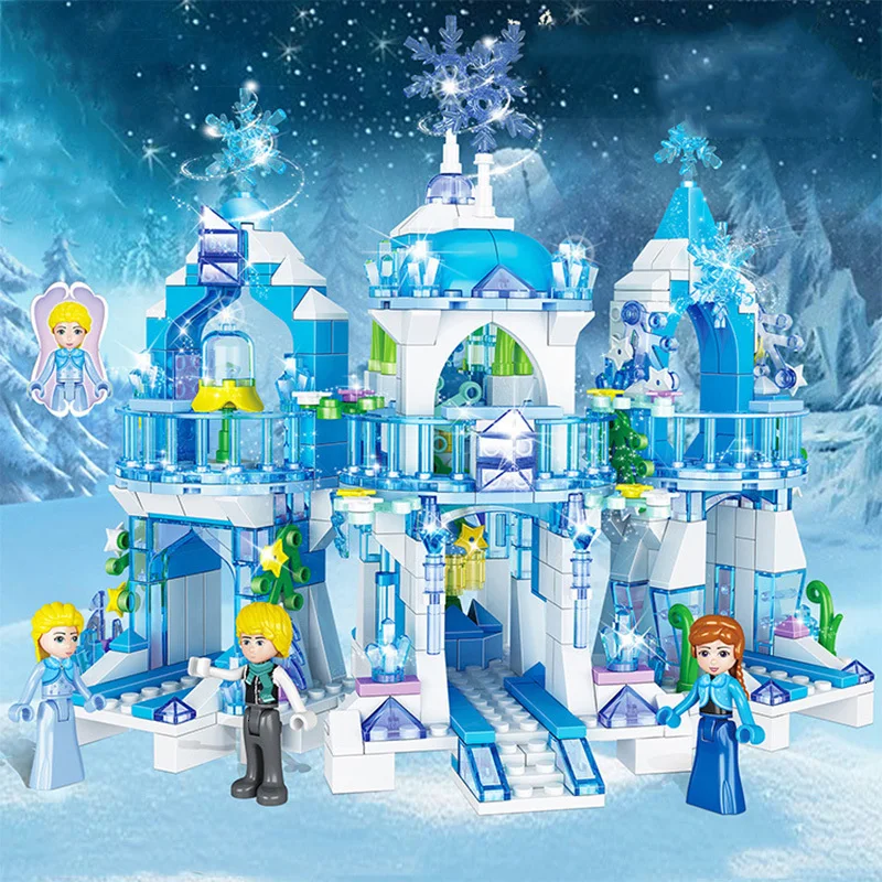 Frozensingy 2 Princess Snow Queen Ice CastleModel Compatible Lepineds City Friends Brick Toys For Child Birthday holiday gift
Frozensingy 2 Princess Snow Queen Ice CastleModel Compatible Lepineds City Friends Brick Toys For Child Birthday holiday gift