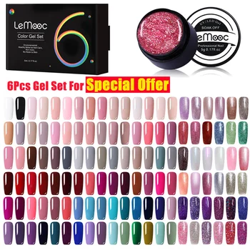 LEMOOC 180 Color 5g Glitter Nail Gel Nail Polish Special Gel Set Shiny Pearl Rainbow Color Soak Off UV LED Art varnish Varnish
LEMOOC 180 Color 5g Glitter Nail Gel Nail Polish Special Gel Set Shiny Pearl Rainbow Color Soak Off UV LED Art varnish Varnish