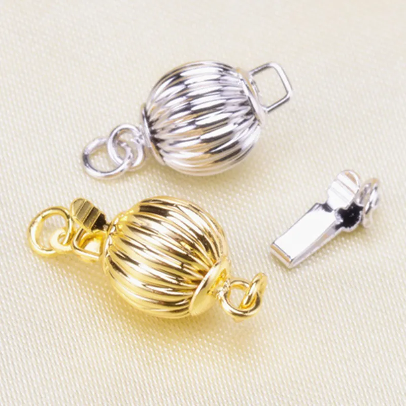10 Pcs Golden/Silver Spherical Shape Buckle Clasps DIY Jewelry Making Accessories Metal Connector Clasps Findings
10 Pcs Golden/Silver Spherical Shape Buckle Clasps DIY Jewelry Making Accessories Metal Connector Clasps Findings
