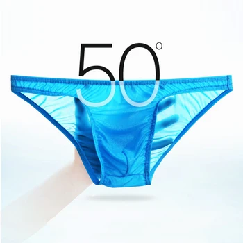 Sexy Men Underwear Brief Ice Silk Seamless Panties Man Solid Thin Semi-transparent Pouch Underpants Cueca masculina M-XXL
Sexy Men Underwear Brief Ice Silk Seamless Panties Man Solid Thin Semi-transparent Pouch Underpants Cueca masculina M-XXL