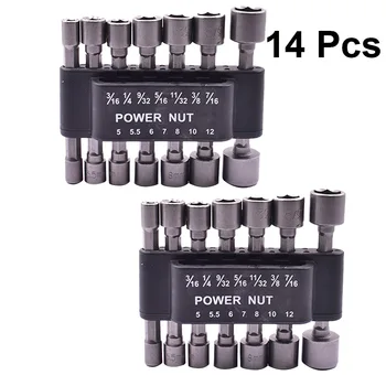 14pcs Nonmagnetic Hex Spline Bit Socket Set Power Drive Socket Driver Bit Tool Set Kit Car Repair Tool Kit Auto Car Repair Tools
14pcs Nonmagnetic Hex Spline Bit Socket Set Power Drive Socket Driver Bit Tool Set Kit Car Repair Tool Kit Auto Car Repair Tools
