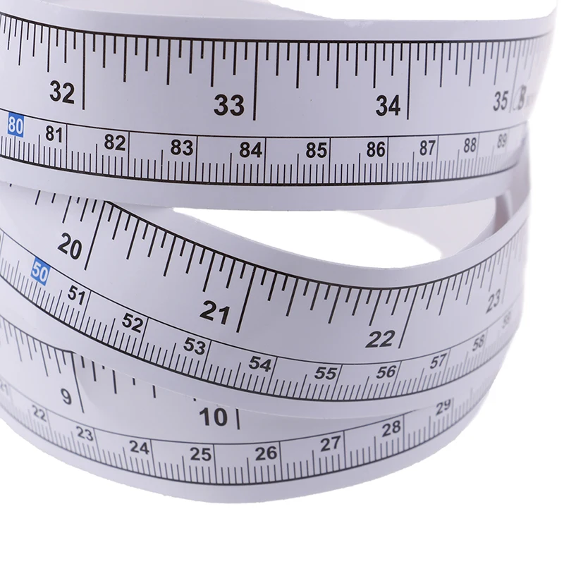 Details about   90/151cm Self Adhesive Metric Measure Tape Vinyl Ruler For Sewing Machine Sti ^P 