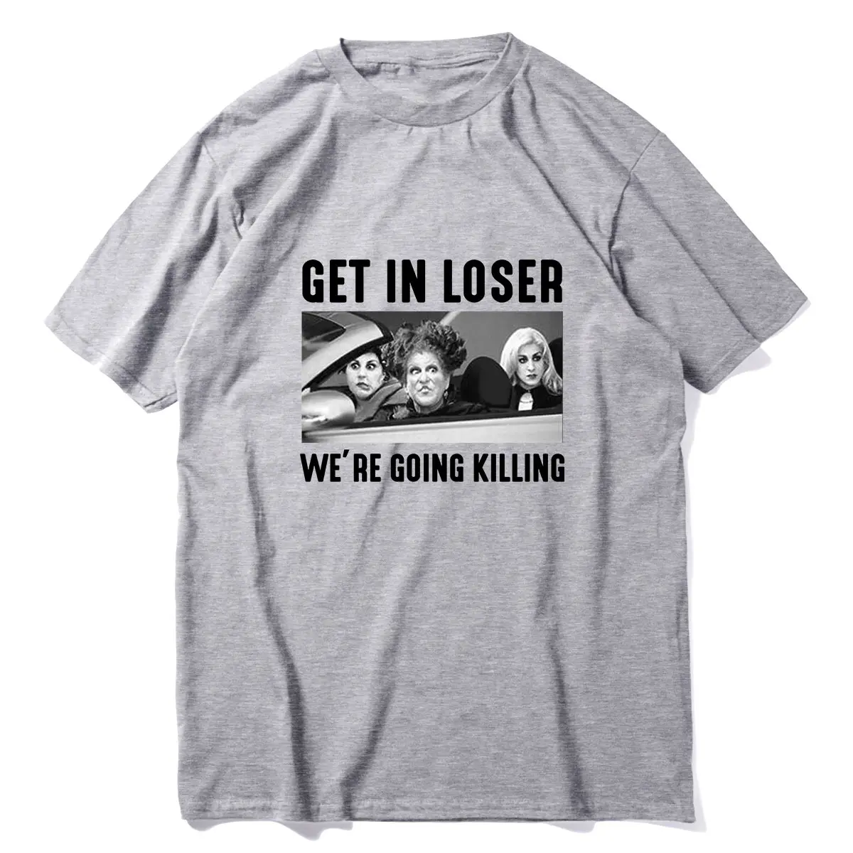 Envmenst 100% cotton t shirt women Horror T-Shirt Get In Loser Were Going Killing Hocus Pocus funny Halloween Gifts