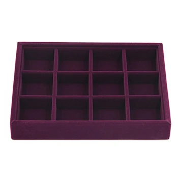 Purple Velvet Accessories Multifunctional Jewelry Display Storage Box Organiser Holder Bracelet Earring Tray Boutiques Necklace
Purple Velvet Accessories Multifunctional Jewelry Display Storage Box Organiser Holder Bracelet Earring Tray Boutiques Necklace