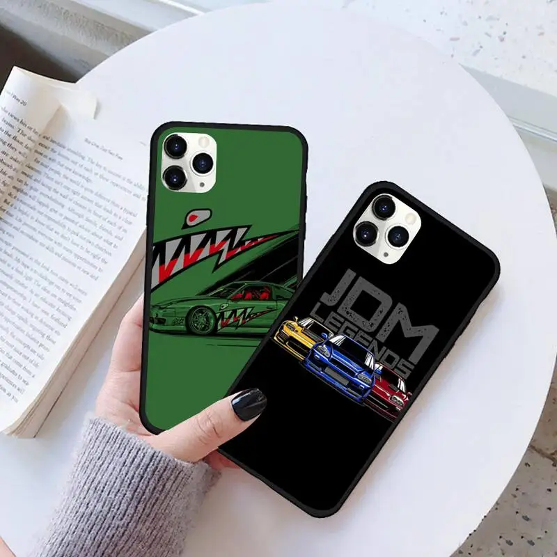 Japan JDM Car AE86 Phone Case Rubber for iPhone 11 pro XS MAX 8 7 6 6S Plus X 5S SE 2020 XR case | Мобильные телефоны и