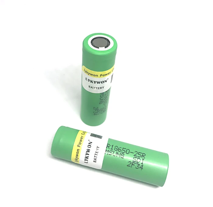 2pcs/lot High qualit original Korea INR18650-25R 18650 2500mAh 3.7V li-ion battery batteries for e-cigarette free shipping | Электроника
