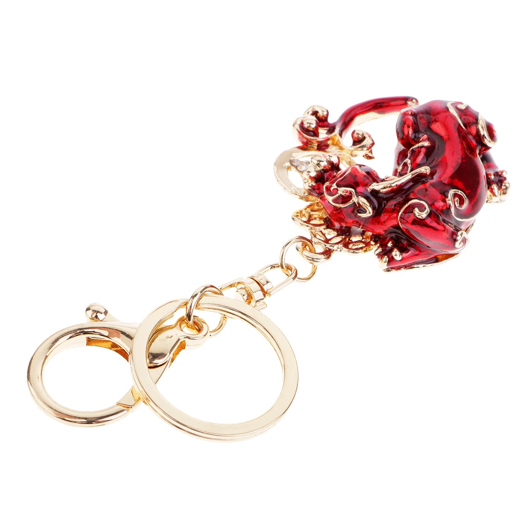 Feng Shui Pi Xiu Metal Keychains Key Ring Bring Wealth Success Lucky Gift #4 Feng Shui Pi Xiu Metal Keychains Key Ring Bring Wealth Success Lucky Gift #4