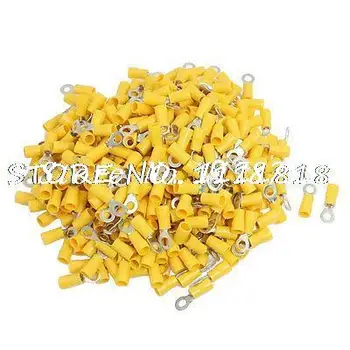 RV5.5-5 Ring Tongue Type Pre Insulated Terminals Yellow 500pcs for AWG 12-10 
RV5.5-5 Ring Tongue Type Pre Insulated Terminals Yellow 500pcs for AWG 12-10