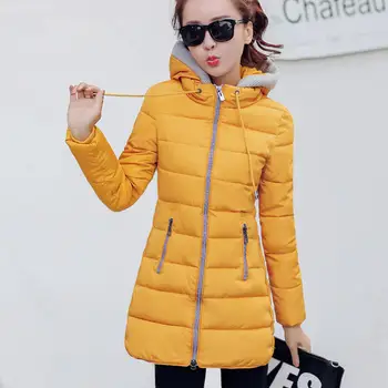 Warm Down Cotton Jacket Women Parkas Casual Hooded Thick Winter Coat Femme Streetwear Padded Winter Women Jacket Outerwear Q1829 
Warm Down Cotton Jacket Women Parkas Casual Hooded Thick Winter Coat Femme Streetwear Padded Winter Women Jacket Outerwear Q1829