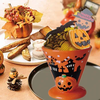 Promotion-Party halloween Supplies Ceramic Tableware Ice Cream Creative Pumpkin pattern Sundae Cup Mousse Container Dessert Bowl
Promotion-Party halloween Supplies Ceramic Tableware Ice Cream Creative Pumpkin pattern Sundae Cup Mousse Container Dessert Bowl