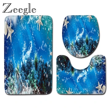 Zeegle 3pcs Bath Mat Set Toilet Seat Cover Mat Bathroom Doormat Showr Mat Toilet Pedestal Rug Foot Mat Soft Bathroom Toilet Set
Zeegle 3pcs Bath Mat Set Toilet Seat Cover Mat Bathroom Doormat Showr Mat Toilet Pedestal Rug Foot Mat Soft Bathroom Toilet Set