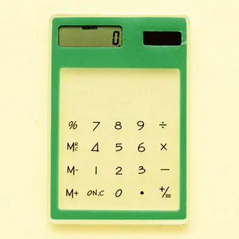 Solar Calculator LCD 8 Digit Touch Screen Ultra Slim Transparent Clear Student Calculator for School Office
Solar Calculator LCD 8 Digit Touch Screen Ultra Slim Transparent Clear Student Calculator for School Office