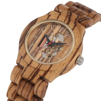 Natural Wood Women's Watch Quartz Movement Lady Wooden Bangle Wrist Watch Luxury Wood Watches Carving Hollow Dial Female Clock
Natural Wood Women's Watch Quartz Movement Lady Wooden Bangle Wrist Watch Luxury Wood Watches Carving Hollow Dial Female Clock