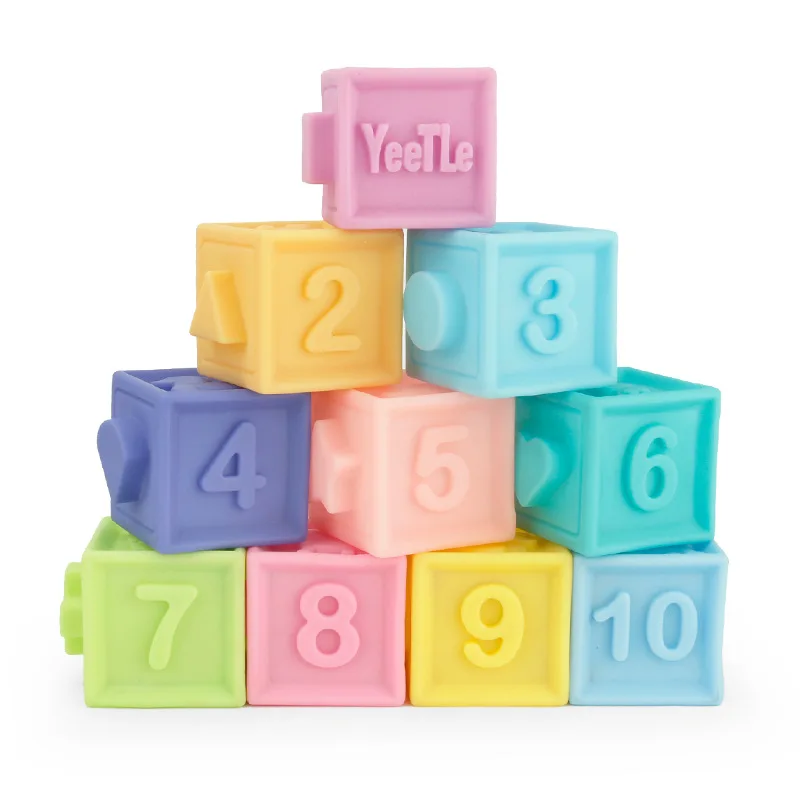 10pcs Baby Grasp Toy Soft Rubber Vinyl Embossed Building Blocks 3D Touch Hand Balls Baby Massage Rubber Teethers Squeeze Toy
10pcs Baby Grasp Toy Soft Rubber Vinyl Embossed Building Blocks 3D Touch Hand Balls Baby Massage Rubber Teethers Squeeze Toy