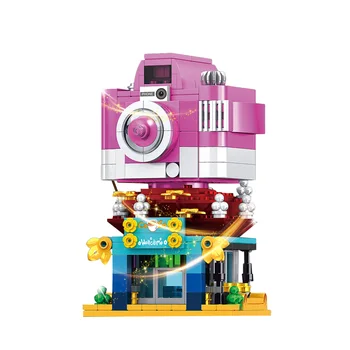 297Pc Street View Series Coffee Motel Surfing Flower Burger Bag Shop Bricks DIY Small Particle Building Block Model For Children
297Pc Street View Series Coffee Motel Surfing Flower Burger Bag Shop Bricks DIY Small Particle Building Block Model For Children