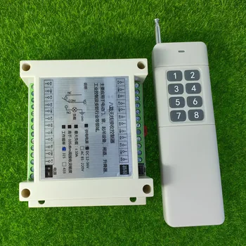 DC 12V 24V 36V 8 CH RF Wireless Remote Control Switch Remote Control System 8CH 10A Relay Receiver +8 Button 1000M Transmitter
DC 12V 24V 36V 8 CH RF Wireless Remote Control Switch Remote Control System 8CH 10A Relay Receiver +8 Button 1000M Transmitter