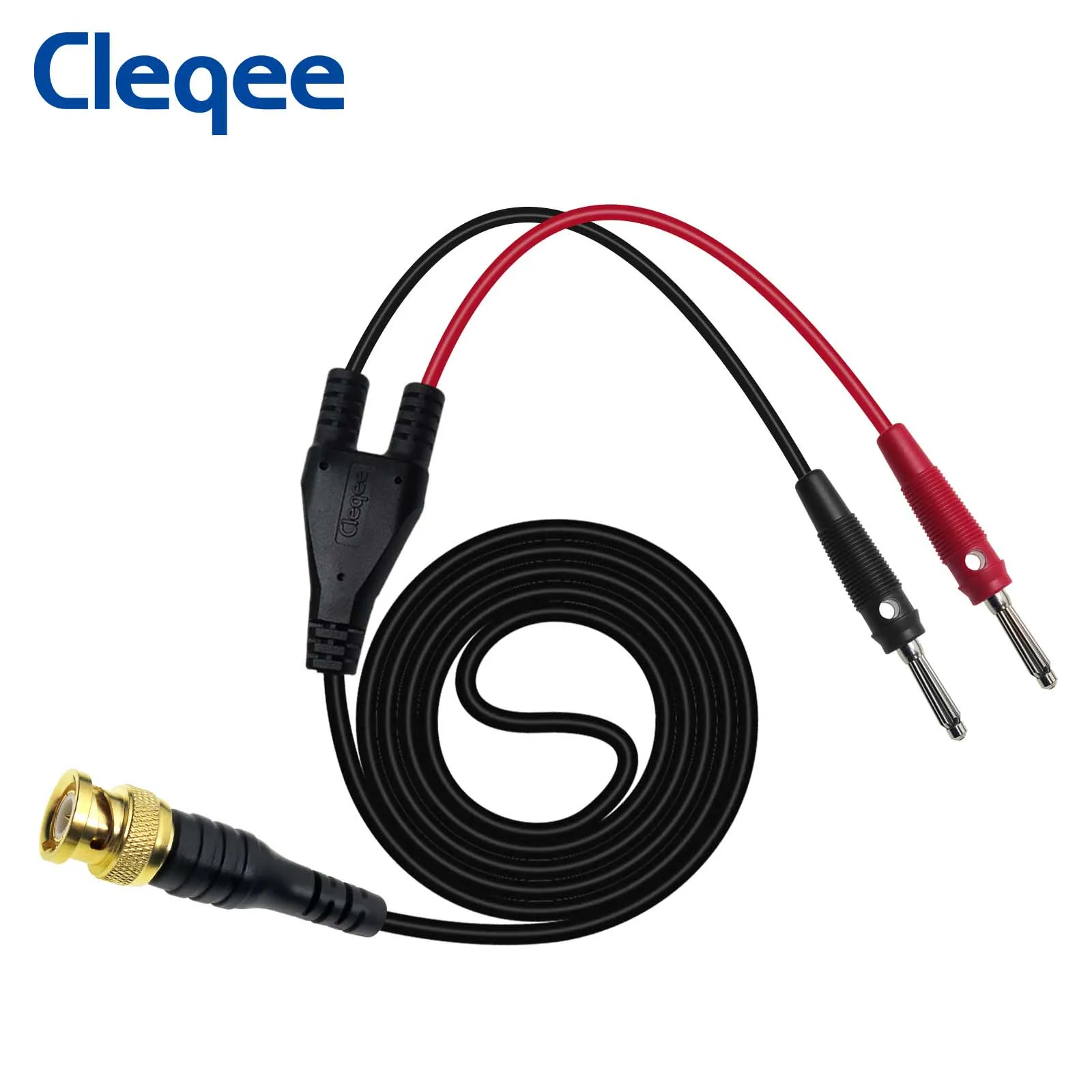 Cleqee P1067 Gold Plated BNC to 4mm Banana Plug Pure Copper BNC Male Plug Coaxial Cable Oscilloscope Test Lead 120CM
Cleqee P1067 Gold Plated BNC to 4mm Banana Plug Pure Copper BNC Male Plug Coaxial Cable Oscilloscope Test Lead 120CM