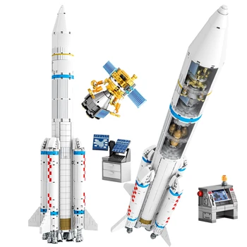 Shenzhou 5 Aerospace Cryogenic liquid Bundling Carrier Rocket Building Blocks City Model Sets Bricks Classic For Children Toys
Shenzhou 5 Aerospace Cryogenic liquid Bundling Carrier Rocket Building Blocks City Model Sets Bricks Classic For Children Toys