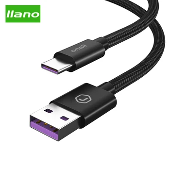Llano 5A Fast Charge USB Type C Cable for Samsung S9 S8 Type-C Mobile Phone Charging Wire USB C Cable for Xiaomi 9 Redmi note7
Llano 5A Fast Charge USB Type C Cable for Samsung S9 S8 Type-C Mobile Phone Charging Wire USB C Cable for Xiaomi 9 Redmi note7