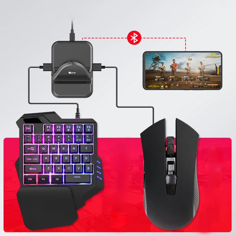 PUBG Mobile Gamepad Controller Plug and Play Gaming Keyboard Mouse Converter Android Phone to PC Converter Adapter for iPhone
PUBG Mobile Gamepad Controller Plug and Play Gaming Keyboard Mouse Converter Android Phone to PC Converter Adapter for iPhone