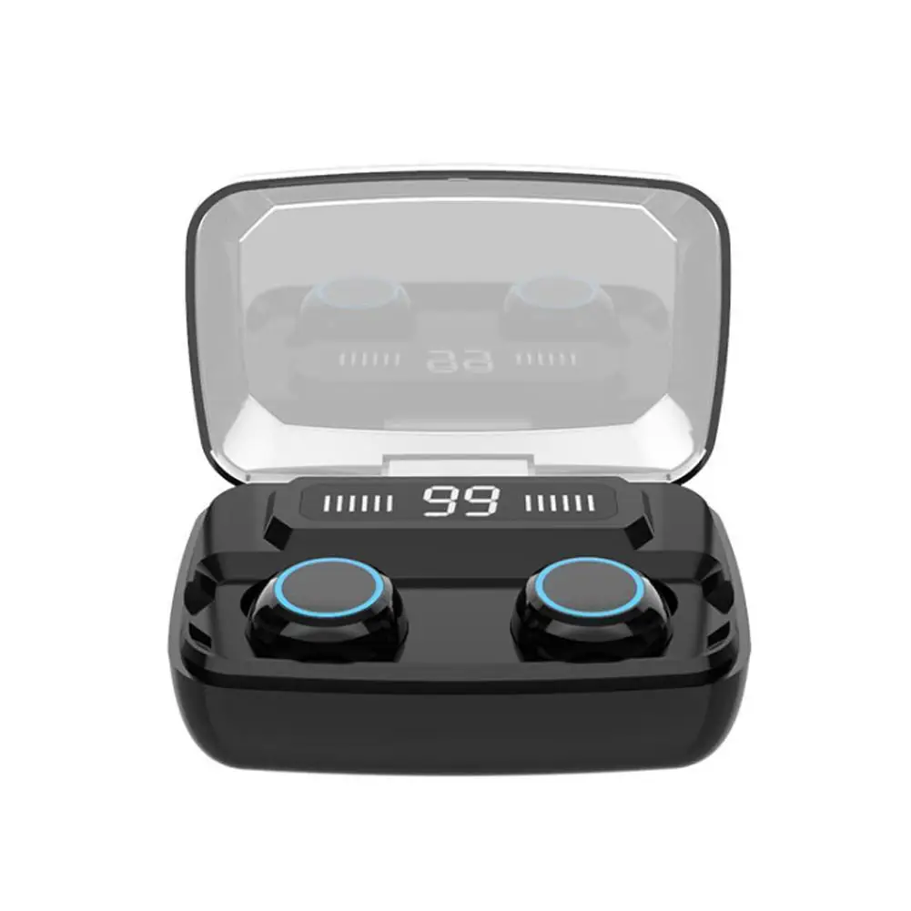 Lutiore 5.0 LCD Headset TWS 8D Surround Bass Wireless Stereo Touch Earphones Mini Earbuds Display Digital LED with Headphon K7M6
Lutiore 5.0 LCD Headset TWS 8D Surround Bass Wireless Stereo Touch Earphones Mini Earbuds Display Digital LED with Headphon K7M6
