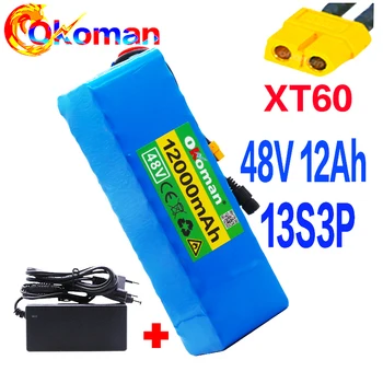 48V battery 13s3p 12Ah battery pack 1000W high power battery Ebike electric bicycle BMS with xt60 plug +charger
48V battery 13s3p 12Ah battery pack 1000W high power battery Ebike electric bicycle BMS with xt60 plug +charger