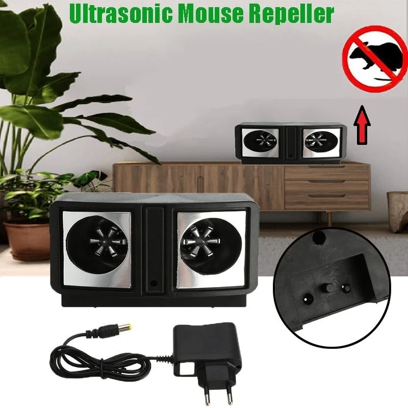 

Indoor Ultrasonic Battery Mouse Rat Mosquito Repeller Electronic Rodent Pest Reject Mice Insect Repellent Control Drop Shipping