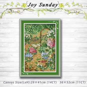 Garden flower basket spring decor painting dmc 14CT 11CT counted cross stitch kits embroidery set Needlework Set Home decor 
Garden flower basket spring decor painting dmc 14CT 11CT counted cross stitch kits embroidery set Needlework Set Home decor
