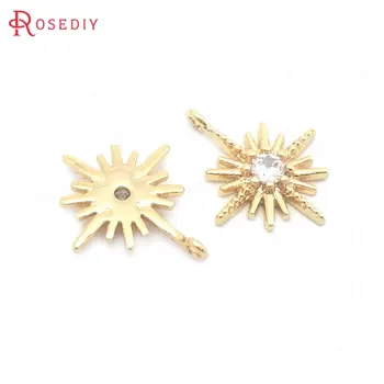 (38451)10PCS 10x13MM 24K Gold Color Brass and Zircon Star Charms Pendants High Quality Jewelry Making Supplies Diy Accessories
(38451)10PCS 10x13MM 24K Gold Color Brass and Zircon Star Charms Pendants High Quality Jewelry Making Supplies Diy Accessories