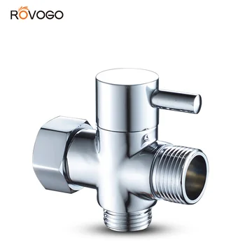 ROVOGO G1/2 or G7/8 Three-way T-adapter Water diverter connection WC Bidet water separator
ROVOGO G1/2 or G7/8 Three-way T-adapter Water diverter connection WC Bidet water separator