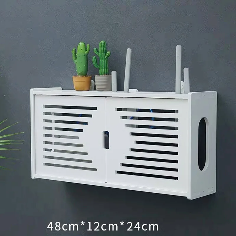 Large Wireless Wifi Router Storage Box PVC panel Shelf Wall Hanging Plug Board Bracket Cable Storage Organizer Home Decor
Large Wireless Wifi Router Storage Box PVC panel Shelf Wall Hanging Plug Board Bracket Cable Storage Organizer Home Decor