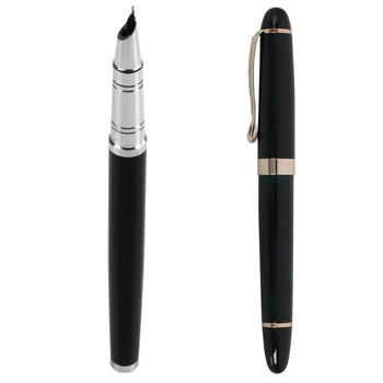 Jinhao 1Pcs M Nib 18Kgp Fountain Pen (Darkgreen) & 1Pcs 126 Fountain Pen Fine Iridium Nib Office Accountant Student Gift Black
Jinhao 1Pcs M Nib 18Kgp Fountain Pen (Darkgreen) & 1Pcs 126 Fountain Pen Fine Iridium Nib Office Accountant Student Gift Black