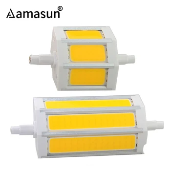 1Pcs Dimmable R7S COB led bulb r7s led lights 78mm 118mm 10W 20W J78 J118 lamp AC110V 127V 220V 265V replace halogen floodlight