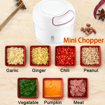 Mini Manual Food Chopper Garlic Grinder Press Mincer Food Processor for Chili Ginger Vegetable Fruits Kitchen Tools
Mini Manual Food Chopper Garlic Grinder Press Mincer Food Processor for Chili Ginger Vegetable Fruits Kitchen Tools
