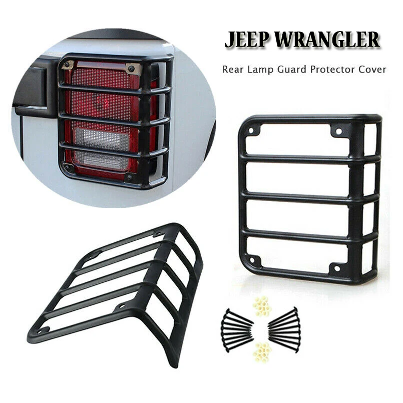 Durable Jeep Rear Tail Light Guard Cover Frame Matte Black For Jeep Wrangler JK 07-18
Durable Jeep Rear Tail Light Guard Cover Frame Matte Black For Jeep Wrangler JK 07-18