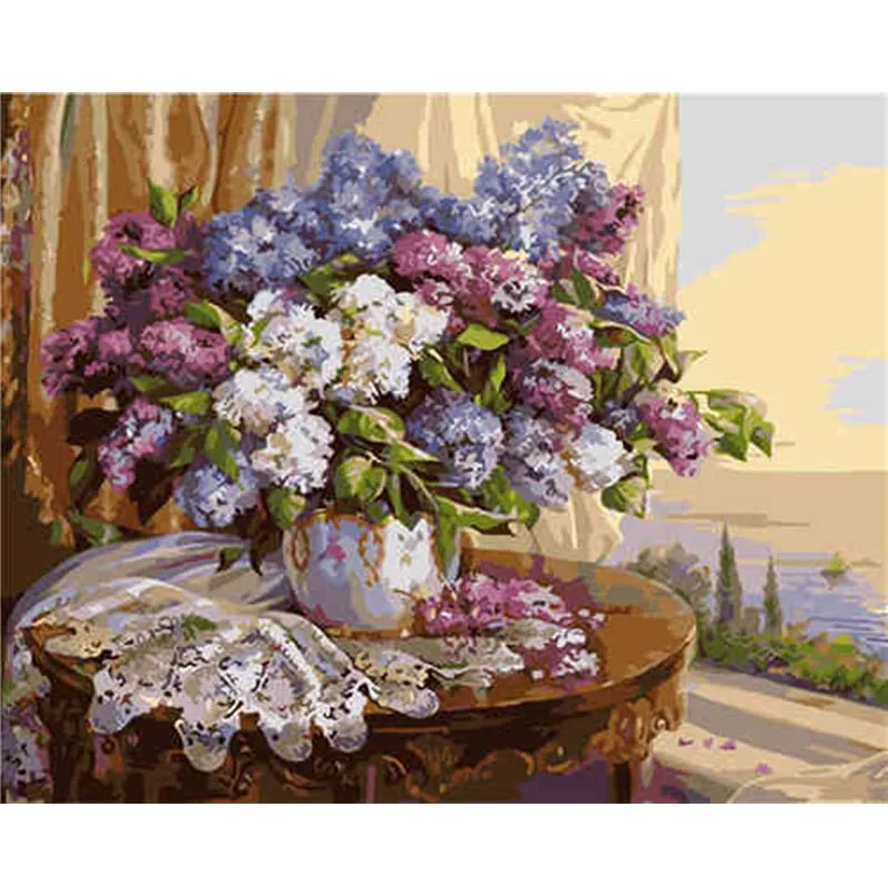 DIY Framed Oil Painting By Numbers Red Flowers Window Table Wall Art Painting And Calligraphy 40x50cm
DIY Framed Oil Painting By Numbers Red Flowers Window Table Wall Art Painting And Calligraphy 40x50cm