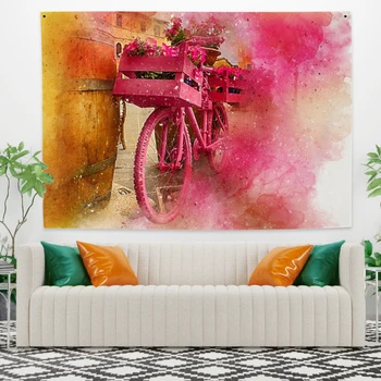 Cassisy Tapestry Retro bicycle watercolour style Creative Wall Hanging Tapestries Decor Wall Cloth Beach Towel Home Decorations
Cassisy Tapestry Retro bicycle watercolour style Creative Wall Hanging Tapestries Decor Wall Cloth Beach Towel Home Decorations