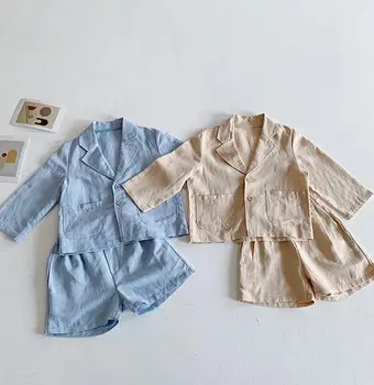 2020 Korea Style Boys Girls 2 Pcs Set Coat+Shorts Fashion Summer Kids Suits 1-6 years QH567
2020 Korea Style Boys Girls 2 Pcs Set Coat+Shorts Fashion Summer Kids Suits 1-6 years QH567
