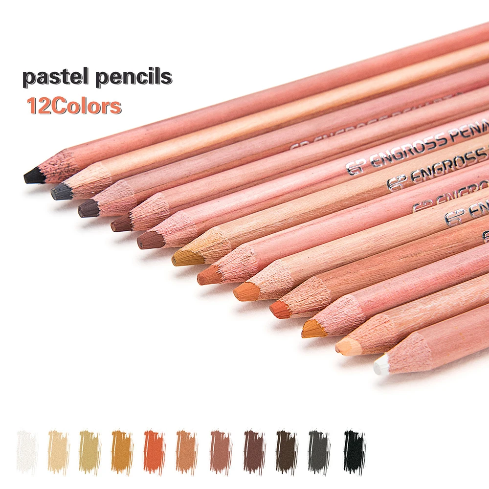 12 Skin Tones Colored Pencils Pre-sharpened Wooden Drawing Pencils Beginner Artist Coloring Book Drawing Sketching Art Supply
12 Skin Tones Colored Pencils Pre-sharpened Wooden Drawing Pencils Beginner Artist Coloring Book Drawing Sketching Art Supply